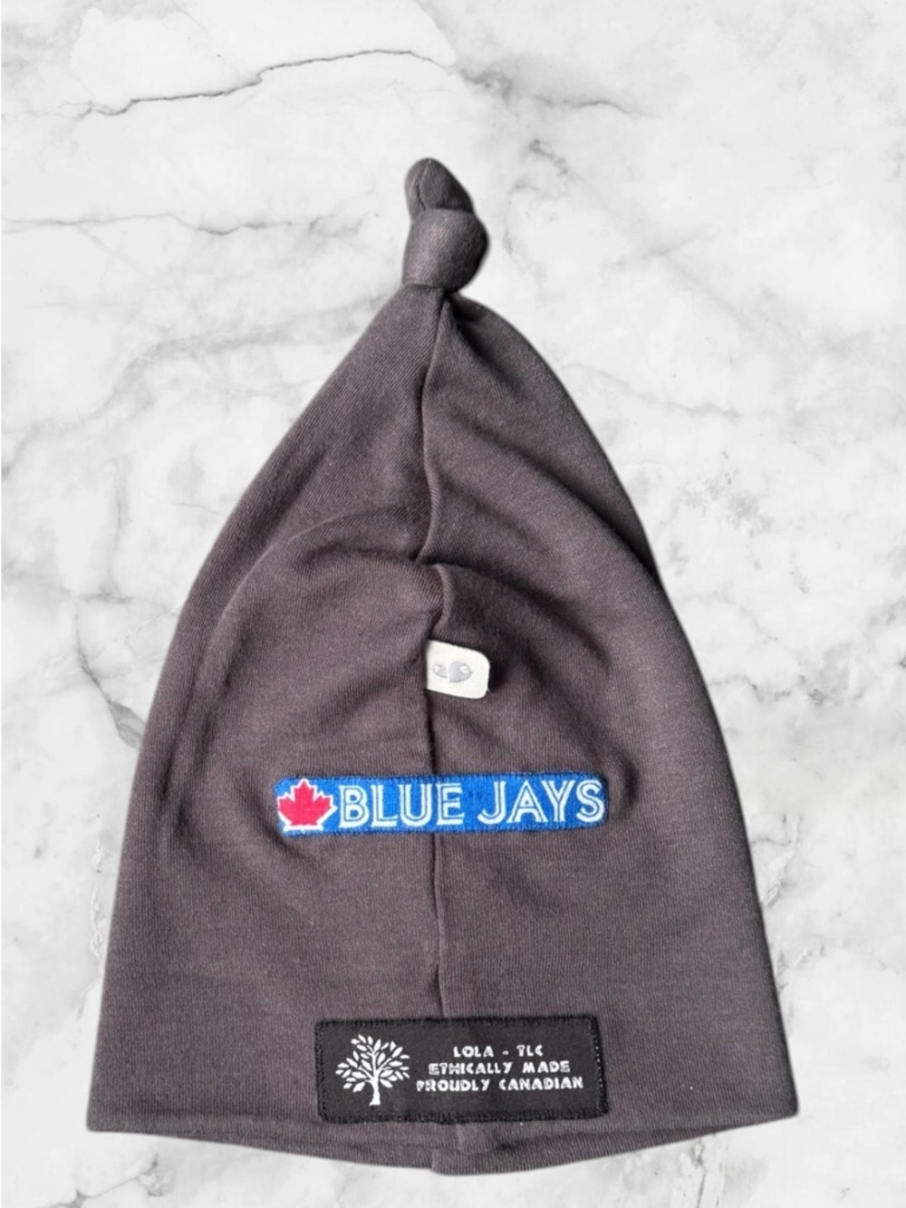 🆕Infant Grey Beanie with Toronto Blue Jays - Picture 9 of 16